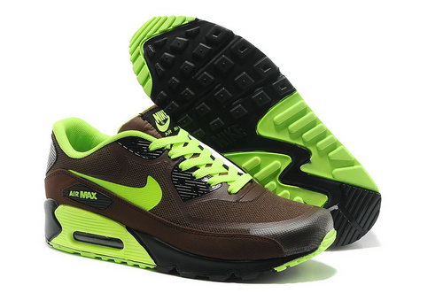 Wmns Nike Air Max 90 Prem Tape Sn Men Brown And Green Running Shoes New Zealand